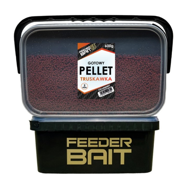 Feeder Bait Ready Pellet w wiaderku Truskawka