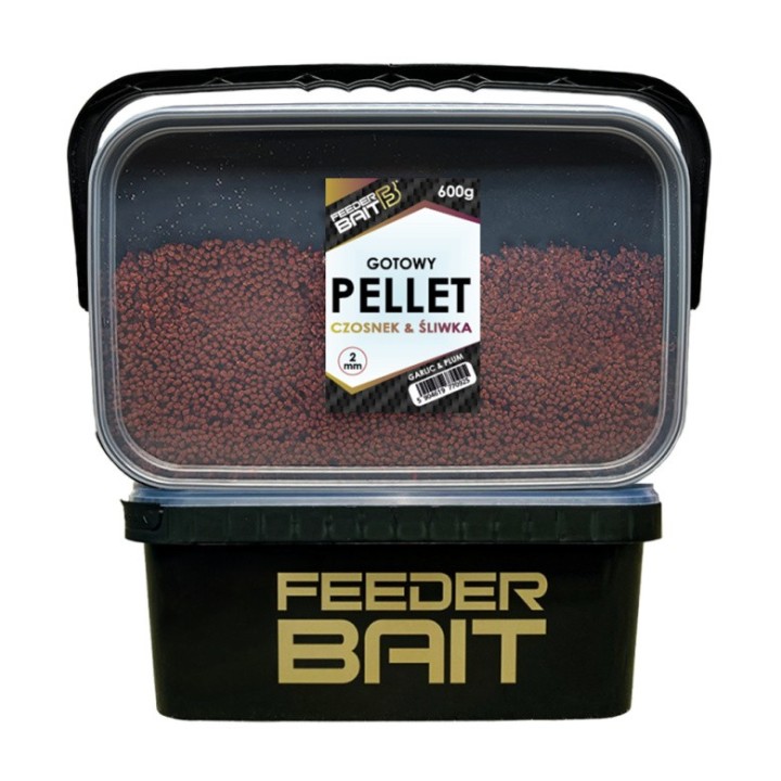 Feeder Bait Ready Pellet w wiaderku Czosnek & Śliwka